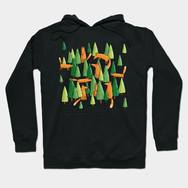 Foxy Forest Hoodie by Tania Tania